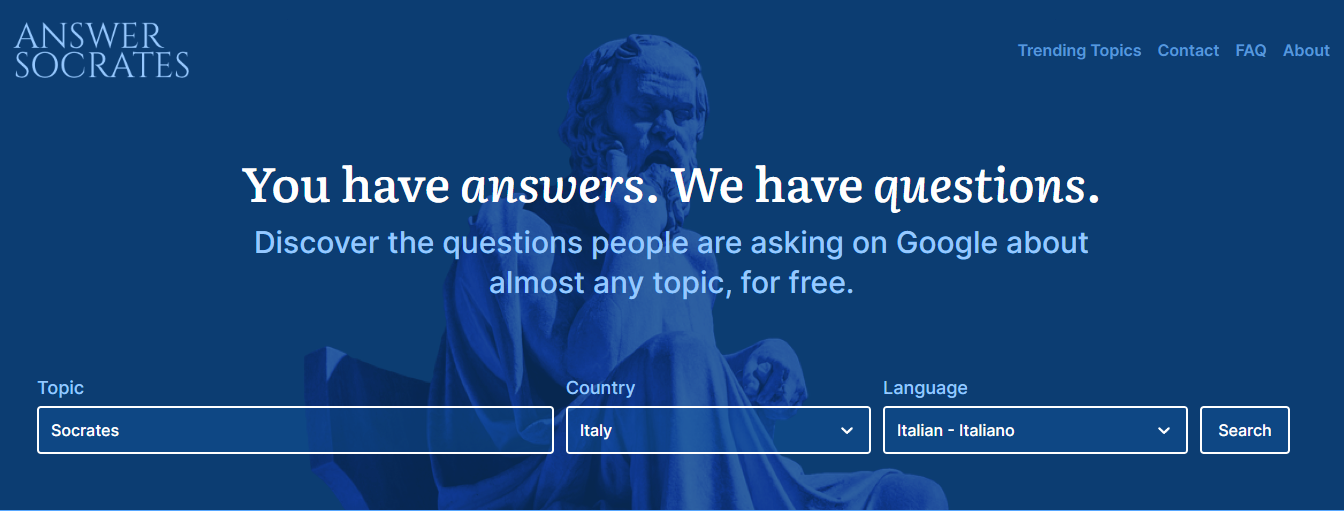 Tool per il Marketing Digitale_Answer Socrates