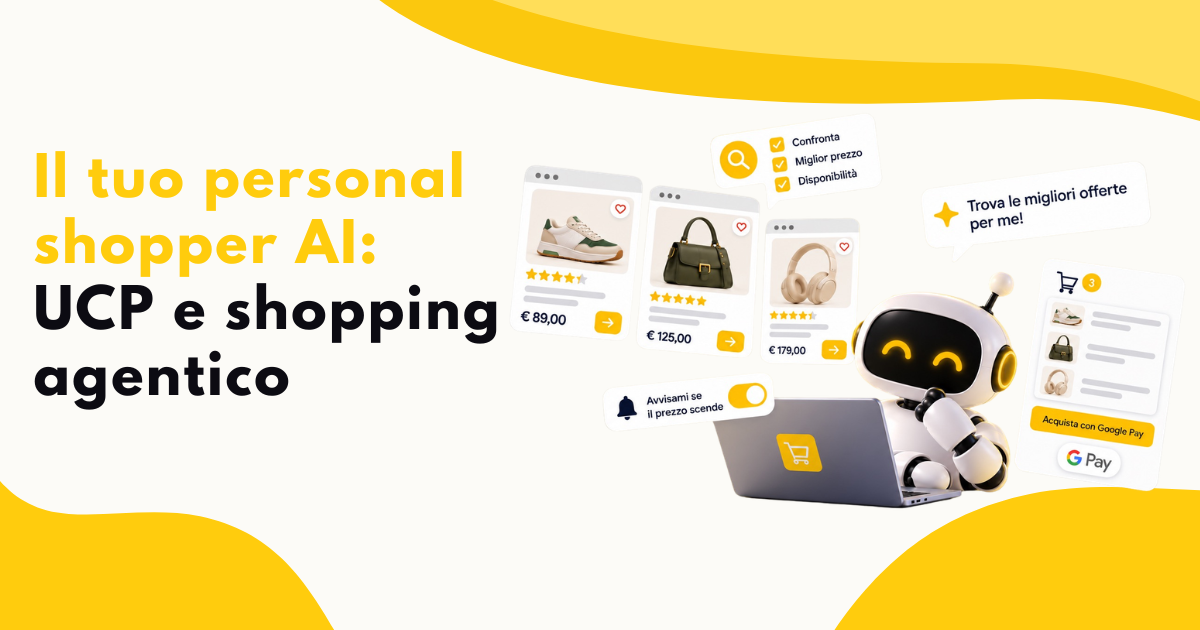Copertina per l'articolo sull'Universal Commerce Protocol e shopping agentico